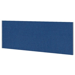 Impulse Plus Oblong 450/600 Desktop Screen Powder Blue Fabric Light Grey Edges
