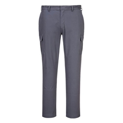 Portwest Stretch Slim Fit Combat Trousers 36 Char Gry