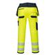 Portwest PW3 Hi Vis Holster Pocket Work Trousers 28 Yellow/Navy