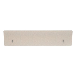Impulse Plus Oblong 400/1800 Backdrop Screen Rounded Corners Light Grey Fabric Light Grey Edges