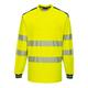 Portwest PW3 Hi Vis Cotton Comfort T-Shirt L/S 3XL Yellow/Navy