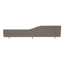 Impulse Plus Wave 300/1800 Desktop Screen Rounded Corners Lead Fabric Light Grey Edges