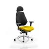 Chiro Plus Posture Chair Ultimate With Headrest Sunset Colour Seat With Arms Ref KCUP0165