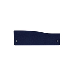 Impulse Plus Wave 400/1200 Backdrop Screen Rounded Corners Royal Blue Fabric Light Grey Edges