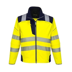 Portwest PW3 Hi Vis Softshell 3L 2XL Yellow/Navy