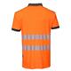 Portwest PW3 Hi Vis Cotton Comfort Polo Shirt S/S XL Orange/Blk