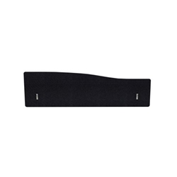 Impulse Plus Wave 300/1400 Backdrop Screen Rounded Corners Black Fabric Light Grey Edges