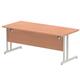 Impulse Cantilever 1800 Rectangle Desk Beech