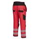 Portwest PW3 Hi Vis Holster Pocket Work Trousers 44 Red/Blk