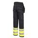 Portwest PW3 Hi Vis Class 1 Holster Pocket Trousers 32 Yellow/Blk