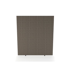 Impulse Plus Oblong 1800/1600 Floor Free Standing Screen Lead Fabric Light Grey Edges