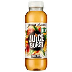 JUICE BURST - PEACH ICE TEA - 12X330ML