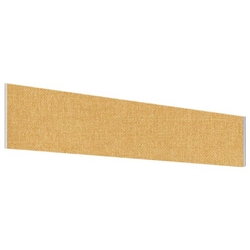 Impulse Plus Angle 450/1500 Desktop Screen Beige Fabric Light Grey Edges