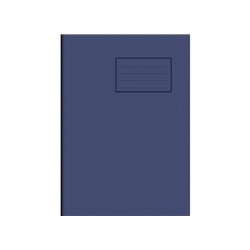 Centrol A4 DARK BLUE Exercise Books 8mm RULED + MARGIN 64-Page (Pack 50)