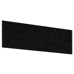 Impulse Plus Angle 450/600 Desktop Screen Black Fabric Light Grey Edges