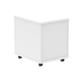 Impulse Mobile Pedestal 3 Drawer White