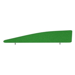 Impulse Plus Angle 450/1800 Desktop Screen Palm Green Fabric Light Grey Edges