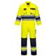Portwest Nantes Hi Vis Contrast Work Coverall L Yellow/Navy
