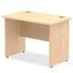 Impulse 1000/600 Rectangle Panel End Leg Desk Maple Ref MI002471