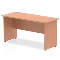 Impulse 1400/600 Rectangle Panel End Leg Desk Beech Ref MI001730