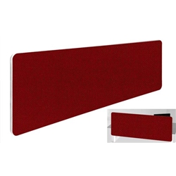 Impulse Plus Oblong 300/1500 Backdrop Screen Rounded Corners Burgundy Fabric Light Grey Edges