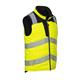 Portwest PW3 Hi Vis Reversible Bodywarmer XL Yellow/Blk