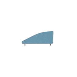 Impulse Plus Angle 450/800 Desktop Screen Sky Blue Fabric Light Grey Edges