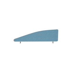 Impulse Plus Angle 450/1200 Desktop Screen Sky Blue Fabric Light Grey Edges