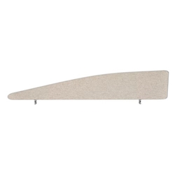 Impulse Plus Angle 450/1800 Desktop Screen Light Grey Fabric Light Grey Edges