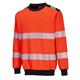 Portwest PW3 Hi Vis Sweatshirt 4XL Red/Blk