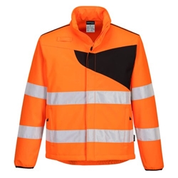 Portwest PW2 Hi Vis Softshell 2L 3XL Orange/Blk