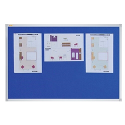 Felt Pin Board X-tra!Line® 120x120cm Blue