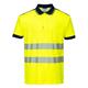 Portwest PW3 Hi Vis Cotton Comfort Polo Shirt S/S L Yellow/Navy