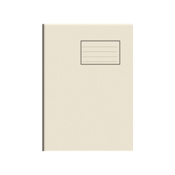 Centrol A4 BUFF Exercise Books 8mm RULED + MARGIN 64-Page (Pack 50)