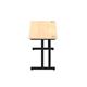 Impulse 1800 x 600mm Straight Desk Maple Top Black Cantilever Leg