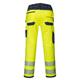 Portwest PW3 Hi Vis Work Trousers 34 Yellow/Navy