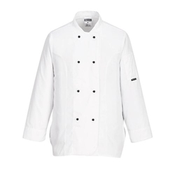 Portwest Rachel Womens Chefs Jacket L/S XS White