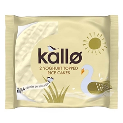 KALLO RICE CAKES - YOGHURT TWIN PACK - 30X33G