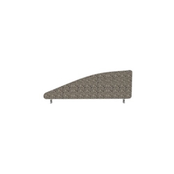 Impulse Plus Angle 450/1000 Desktop Screen Lead Fabric Light Grey Edges
