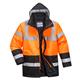 Portwest Hi Vis Contrast Winter Traffic Jacket 3XL Orange/Blk