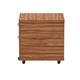 Impulse Mobile Pedestal 2 Drawer Walnut