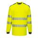 Portwest PW3 Hi Vis Cotton Comfort T-Shirt L/S 3XL Yellow/Blk