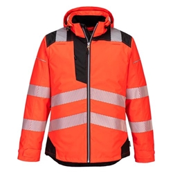 Portwest PW3 Hi Vis Winter Jacket S Red/Blk