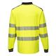 Portwest PW3 Hi Vis Cotton Comfort Polo Shirt L/S 2XL Yellow/Blk