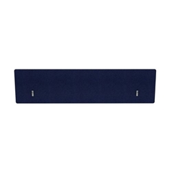 Impulse Plus Oblong 400/1600 Backdrop Screen Rounded Corners Royal Blue Fabric Light Grey Edges