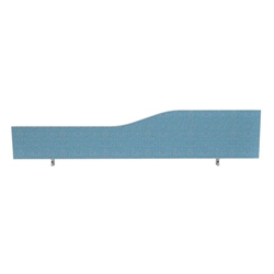 Impulse Plus Wave 450/1800 Desktop Screen Sky Blue Fabric Light Grey Edges
