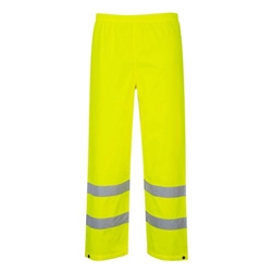 Portwest Hi Vis Rain Traffic Trousers 3XL Yellow