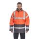 Portwest Hi Vis Contrast Winter Traffic Jacket L Orange
