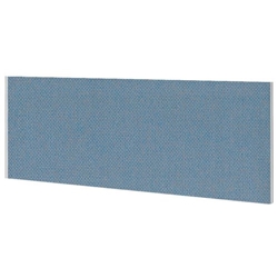 Impulse Plus Oblong 450/600 Desktop Screen Sky Blue Fabric Light Grey Edges