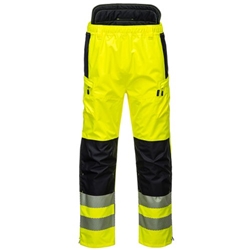 Portwest PW3 Hi Vis Extreme Rain Trousers M Yellow/Blk